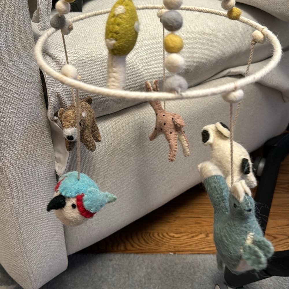 NWT PEHR woodland creatures ceiling mobile